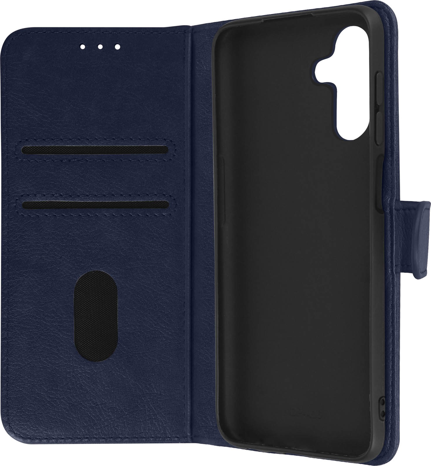 Protection Galaxy A13 5G Avizar antichoc portefeuille simili cuir bleu nuit