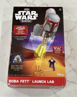 Uncle Milton Star Wars Science Boba Fett Launch Lab Rocket NEW SOARS 50+ Feet