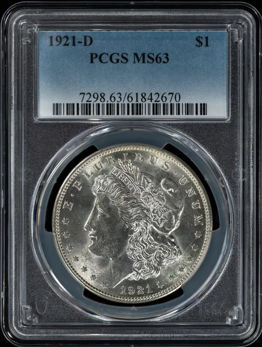 MS 63 Graded 1921 Year Morgan US Dollars (1878-1921) for sale | eBay