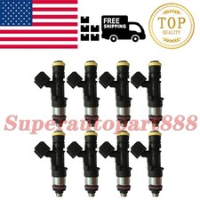 0280158830 Set of 8 Fuel Injectors EV1 Connector For Honda Acura Audi Ford Dodge