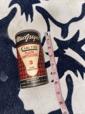 Vintage Macgregor Carlton Shuttlecocks In Original Tin Canister Badminton 50s