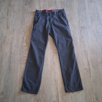 Wrangler ATG Pants Men's 32x32 Gray Stretch Nylon Hiking Cargo All Terrain Gear
