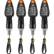 4pcs Motorcycle Turn Signals 14 LED 12v Lights Indicators Motorbike LED