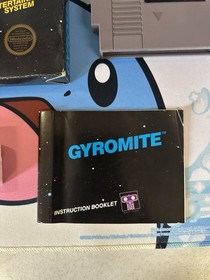 NES Gyromite Complete In Box Unpunched Hang Tab CIB Matte Sticker Seal 5 Screw