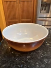 Vintage Pyrex 404 Brown Ombre 4 Quart Mixing Bowl 1970’s