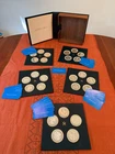 Franklin Mint Roberts Birds Sterling Silver Medals #1-25 ~52ozt $75/oz Melt!