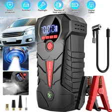 Car Jump Starter with Air Compressor 99800mAh Battery Jumper Box Charger Booster