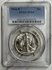 1944-D Walking Liberty Half Dollar PCGS MS64