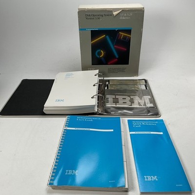 IBM DOS Disk Operating System Version 3.30 3.5  and 5.25  Disks Vintage Software