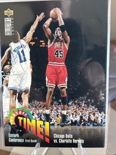 1996 Upper Deck Collectors Choice Michael Jordan #143 Playoff Time The Bulls Mnt