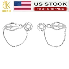 Nipple Clamp With Chain Clip Toy Breast Stimulation SM Breast Bondage for Couple