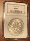 1900 O Morgan Silver Dollar NGC MS64