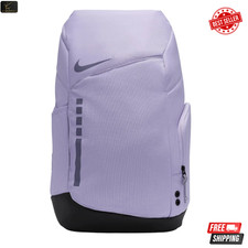 Nike Elite Pro Hoops Basketball Backpack 32L Purple Black Sports School Gym Bag