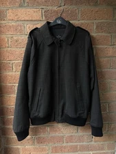 PS Paul Smith Men’s Grey Check Bomber Jacket Merino Wool Cotton Large L