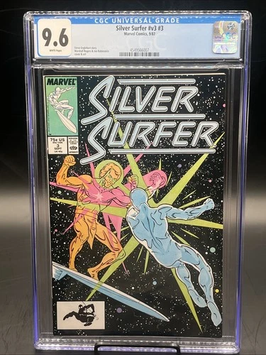 Silver Surfer #3 (Marvel Comics September 1987) CGC Graded 9.6 White Pages