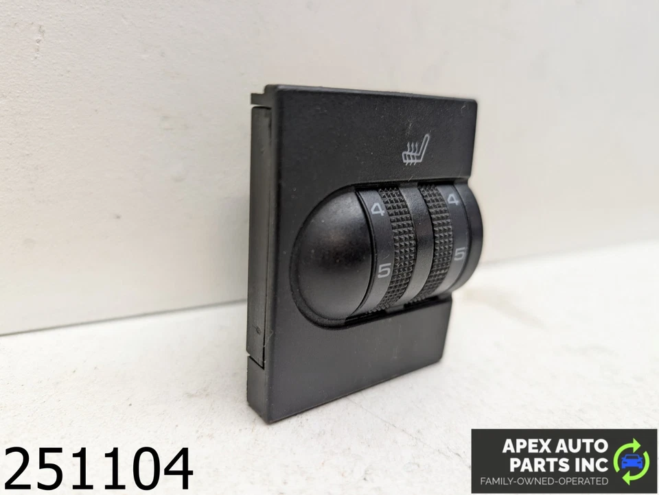 OEM 2001 Volkswagen Cabrio GLX 2.0L Heated Seat Control SWITCH ASSEMBLY - Image 2 of 4