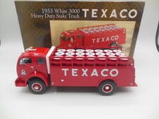 First Gear 18-2238 1953 White 3000 Heavy Duty Stake Truck Texaco  1:34 scale