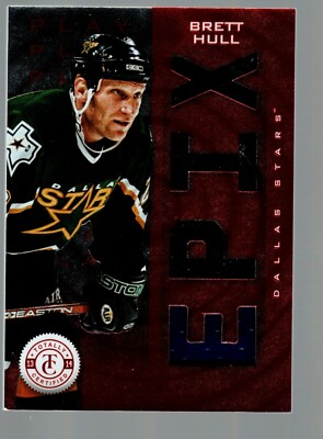 2013-14 Totally Certified EPIX Memorabilia Red Play #EBH Brett Hull 