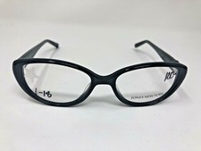 Jones New York Eyeglasses Frame J757 Black 52-16-135 Flex Hinge Full Rim EN68