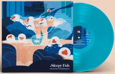 #'d Sea Blue Vinyl LP Sleepy Fish Like The Sky Or Something Else Lofi Hip Hop