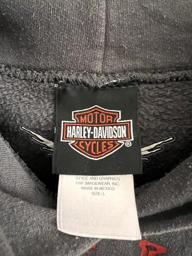Ray Price Harley Davidson Raleigh NC Dark Gray Hoodie Size Large - Picture 3 of 5