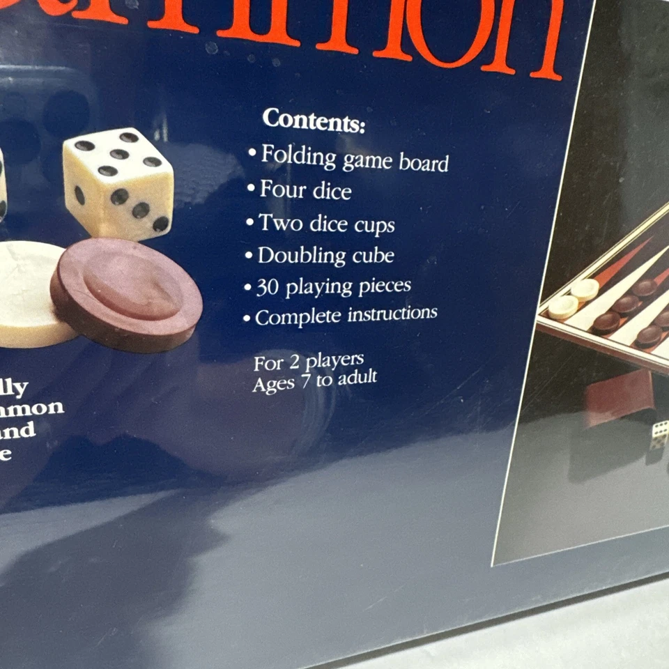 Pressman Family Classics Backgammon Game New Sealed - Image 2 of 4