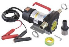 Pompa elettrica 12V autoadescante per travaso gasolio olio auto elettropompa