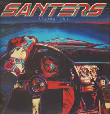 Santers Racing Time NEAR MINT Heavy Metal Vinyl LP