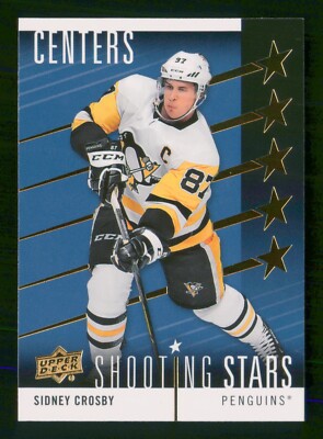 SIDNEY CROSBY 2019-20 UPPER DECK SHOOTING STARS CENTERS 19-20 NO SSC-2      5551