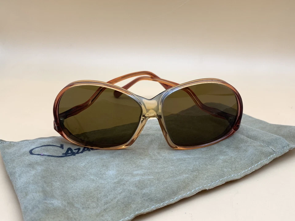 复古 Cazal MOD 102 COL.51 大理石纹和棕色镜框 1980 年代太阳镜 — 第 2/4 张图片