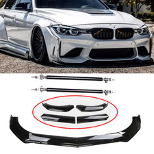 Universal For Bmw Front Bumper Lip Splitter Spoiler Strut Rods