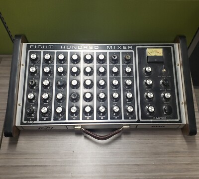 Vintage 1970s Peavey 800 Mixer - 8 Channel Mixer w/ Reverb - Eight