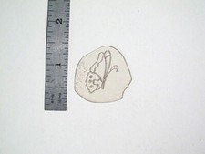 vtg 1960s 1970s Tattoo Flash acetate stencil Butterfly Small Profile signed BF2