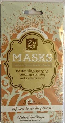 PRIMA MARKETING #882037 Valerie Foster Design Masks 5 pcs  2011 New