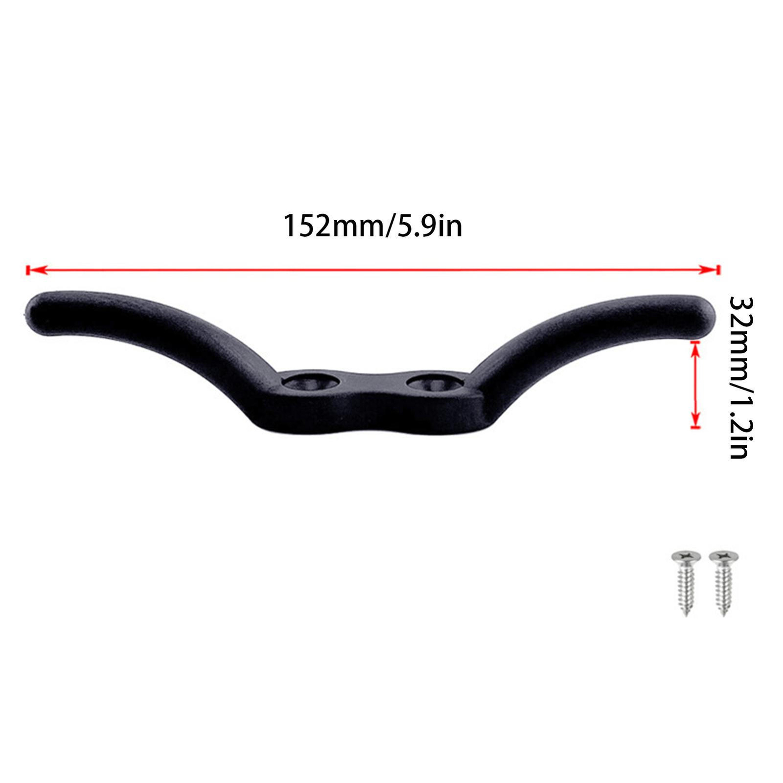 2pcs Boat Dock Cleats Flagpole Cleat Hook For Flag Rope Flagpole Cleat