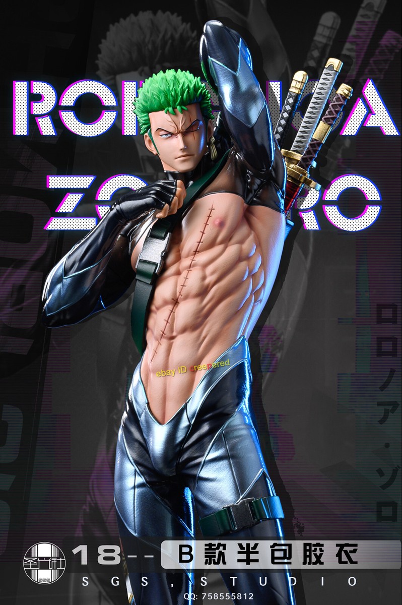 SGS ONE PIECE Roronoa Zoro w/ 2 headss 1/6 Resin Statue