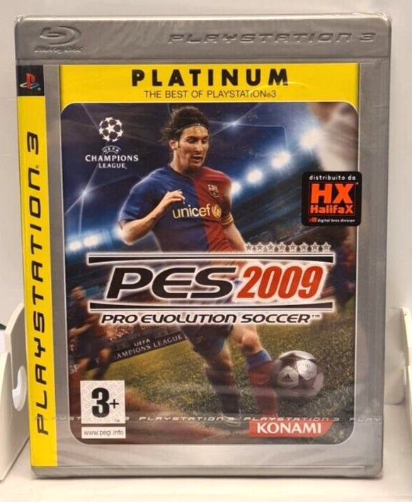 PRO EVOLUTION SOCCER 2009 PLAYSTATION 3 PS3 PLATINUM SIGILLATO PAL  VERSIONE ITA