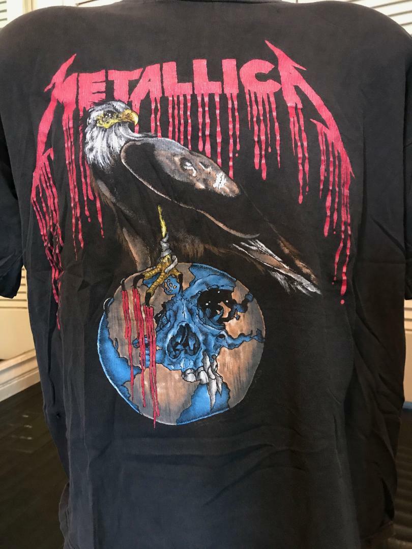 Vintage 1994 Metallica The Sheds Bing n Purge Tour Shirt Size XL