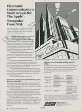 1983 SSM Transend It Electronic Communications Mail Skyscraper City Ad PEC1