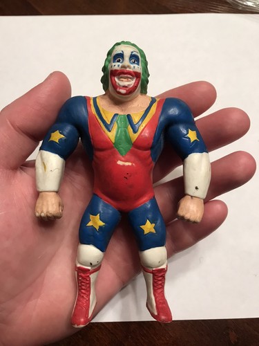 1994 WWF WWE Just Toys Doink bendie Bend-ems Wrest...