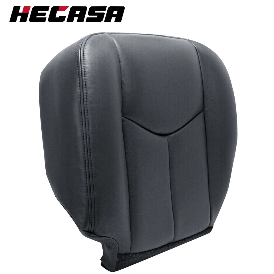 For 2003-2007 Chevy Silverado 1500 2500 HD Driver Bottom Seat Cover Dark Gray Foto 2 de 4