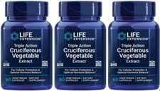 TRIPLE ACTION CRUCIFEROUS VEGETABLE EXTRACT 180 Capsule LIFE EXTENSION