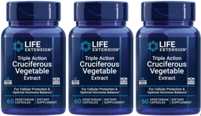 TRIPLE ACTION CRUCIFEROUS VEGETABLE EXTRACT  180  Capsule LIFE EXTENSION