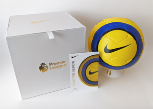 Nike T90 Total 90 Premier League 2004 Aerow His-Vis Yellow Football Ball (New) | eBay