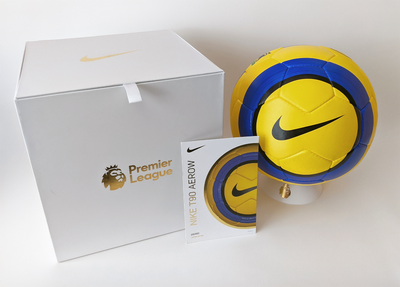 Nike T90 Total 90 Premier League 2004 Aerow His-Vis Yellow Football Ball (New) | eBay