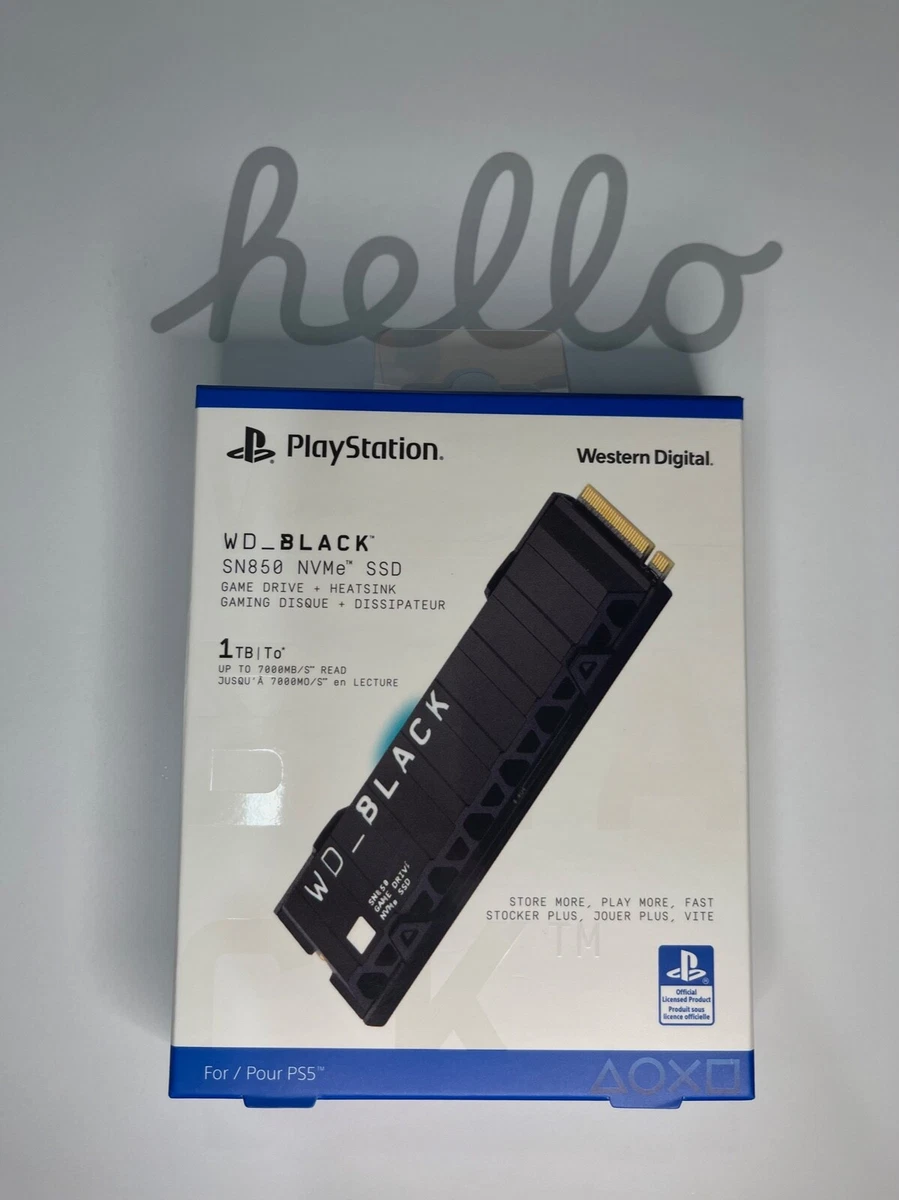 NEW!!! WD Western Digital 1TB 2TB BLACK SN850 NVMe SSD for PS5 