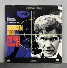 Patriot Games Laserdisc SEALED Widescreen 1992 LV 32530