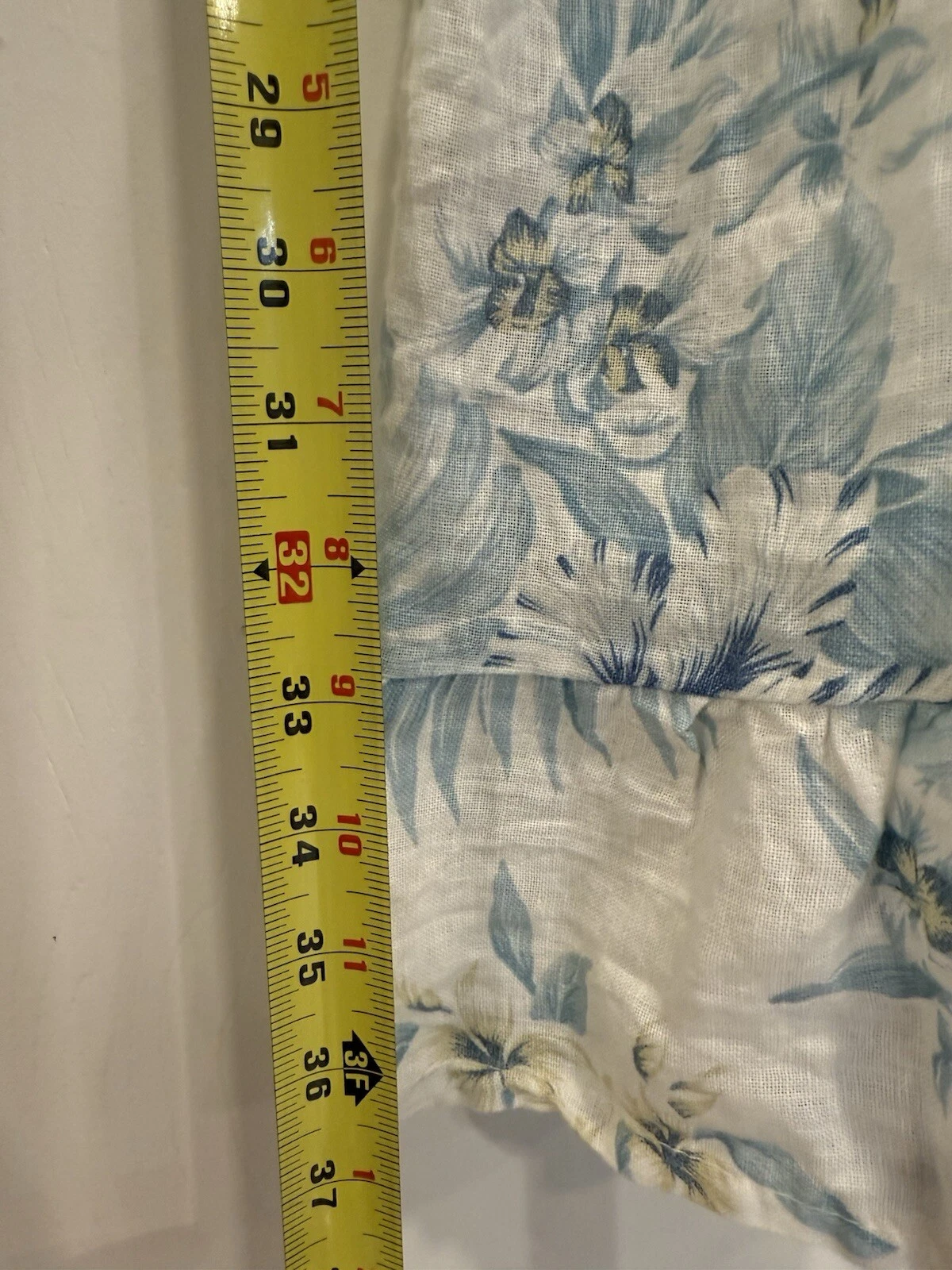 VALENTINO Abito donna sole di Valentina Naldi 100% lino azzurro floreale taglia S