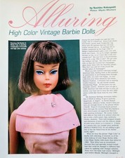 5pg History Article  Pics Mattel Alluring High Vntg Color Make-up BARBIE Dolls