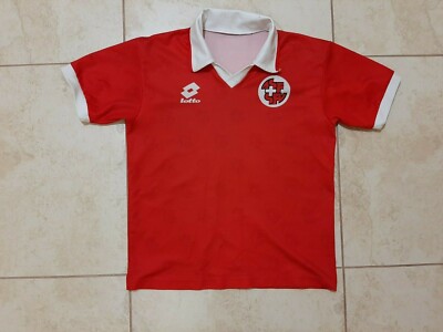 Schweiz Home Fussball Trikot 1994/1996 Kinder L Trikot Lotto Suisse World Cup